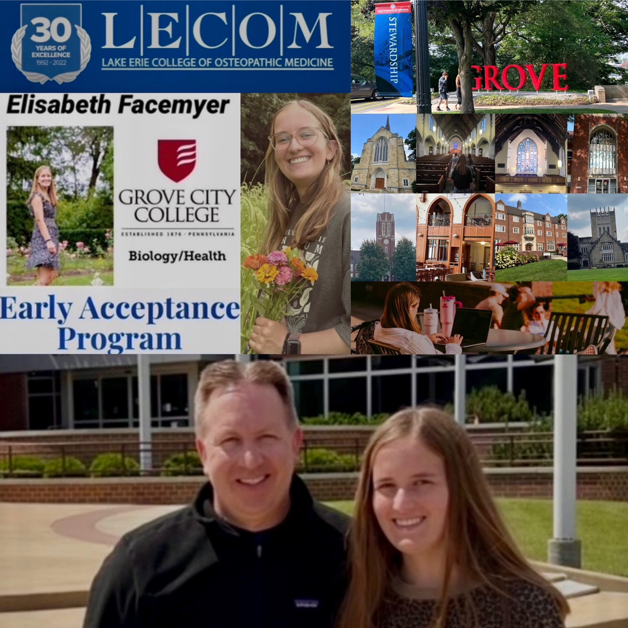 GCC campus tour, to LECOM! A “FAITH-BASED” decision in college, major, and career!!